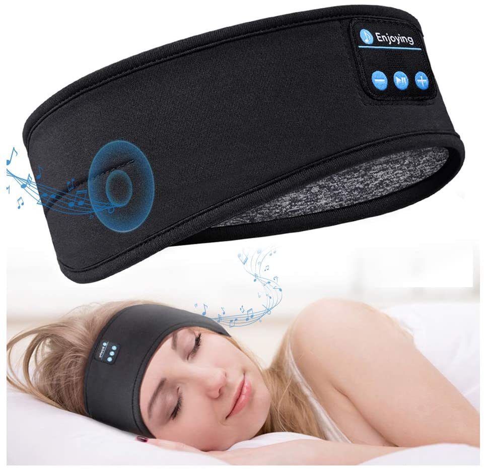 Tapa Olho Máscara Dormir Fone de Ouvido Bluetooth