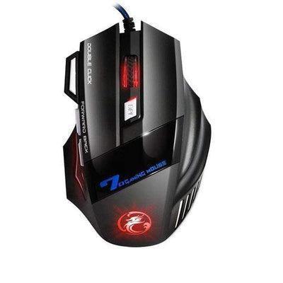 Mouse Gamer Profissional LED - 5500 DPI (7 botões) - allureamazingloja